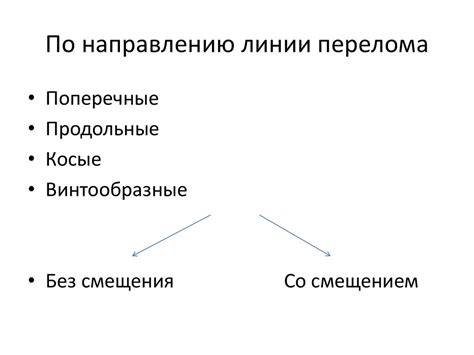 Диагностика частичного прослеживания линии перелома