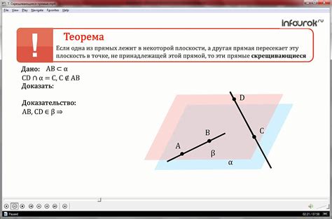 Значение скрещивающихся прямых