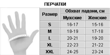 Как выбрать перчатки универсального размера