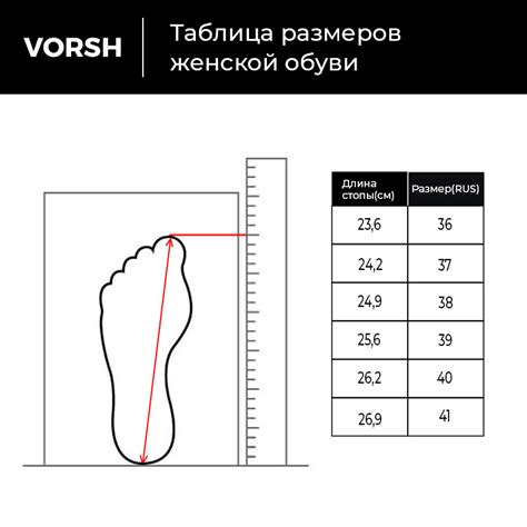 Как определить свой размер обуви chn