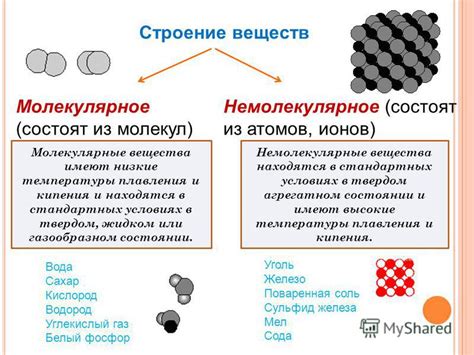 Молекулярное строение вещества