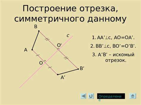 Определение симметричного отношения