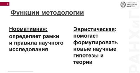 Основа для научных исследований и анализа