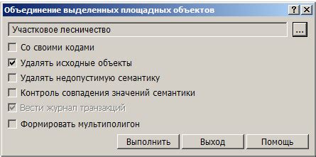 Основные характеристики площадных объектов