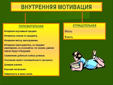 Отсутствие внутренней мотивации