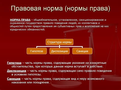 Правовые последствия и нормы