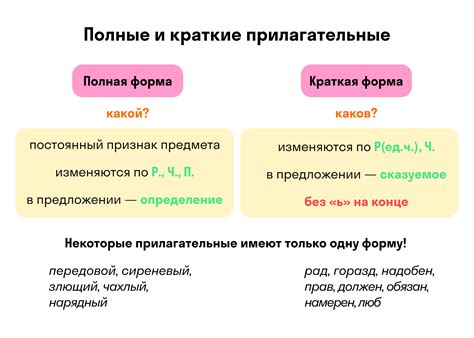 Примеры ошибок при образовании прилагательных