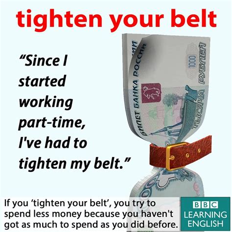 Происхождение фразы "tighten your belt"