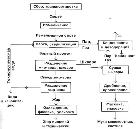 Процесс производства промышленного мяса