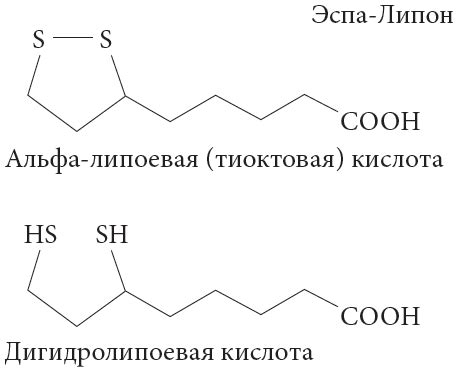 Роль липоевой кислоты в связывании металлов