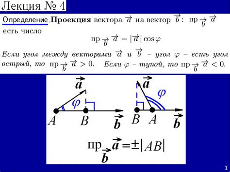 Свойства абсциссы вектора