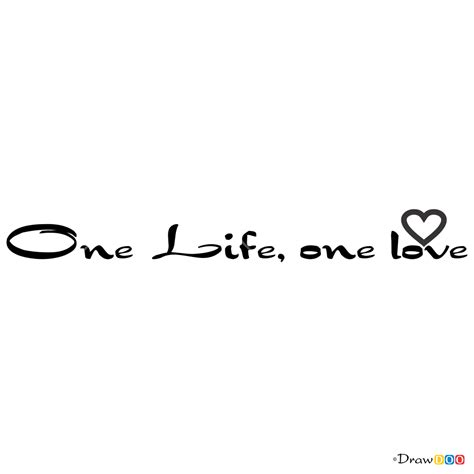 Символика "One Life One Love"