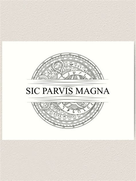 Символика фразы "sic parvis magna"