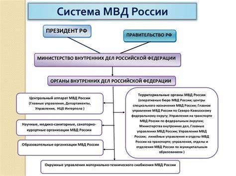 Структура строевого подразделения МВД