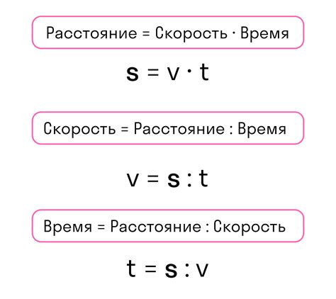 Формула определения модуля скорости