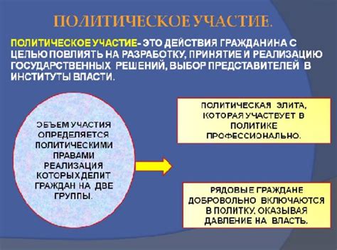 Формы непосредственного политического участия